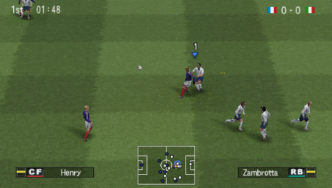Winning Eleven Pro Evolution Soccer 2007 screenshot 3 for PSP